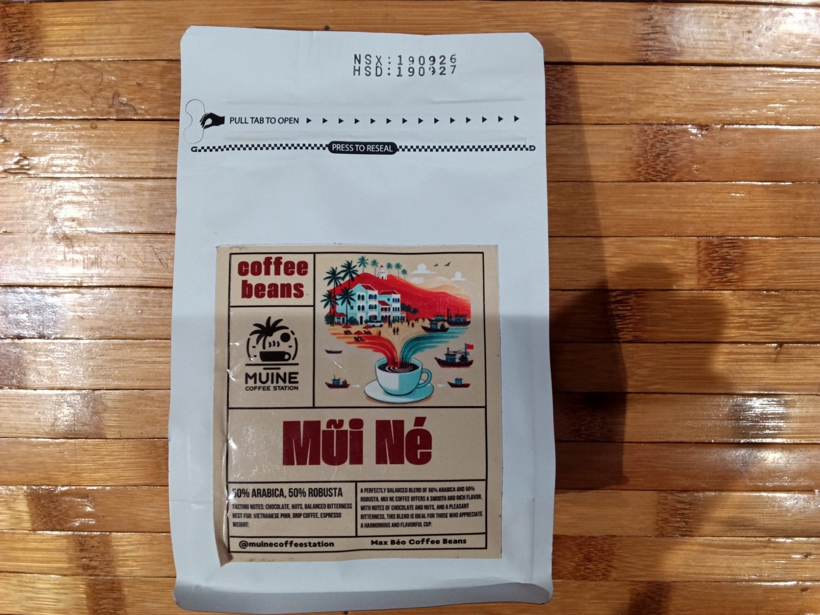Пачка кофе Муйне 50/50